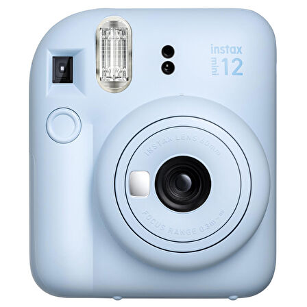 Instax mini 12 Mavi Fotoğraf Makinesi ve 28'li Mini Albüm Seti