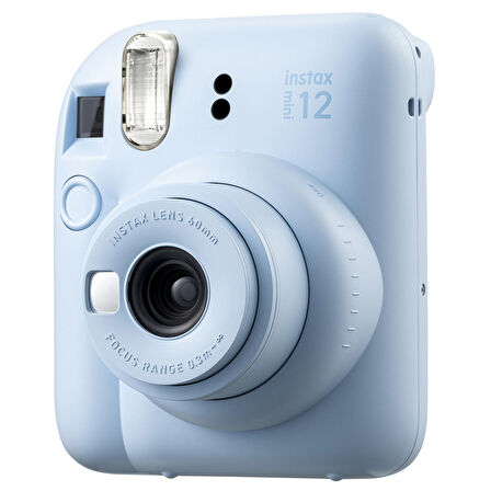 Instax mini 12 Mavi Fotoğraf Makinesi ve 28'li Mini Albüm Seti