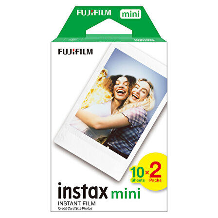 Instax mini 12 Pembe Fotoğraf Makinesi-Çerçeve ve 20'li mini Film Seti