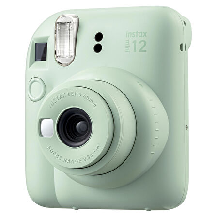 Instax mini 12 Yeşil Fotoğraf Makinesi-10'lu Film-Laporta Albüm ve Deri Kılıf Seti