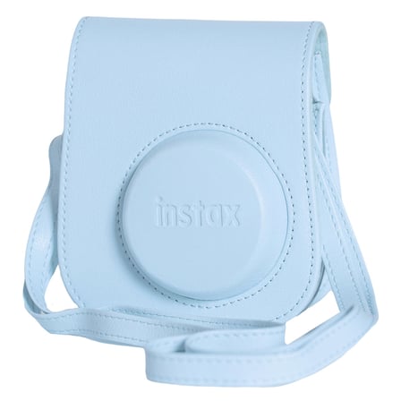 Instax mini 12 Mavi Fotoğraf Makinesi-20'li Film-Çerçeve-Kare Albüm ve Deri Kılıf Seti