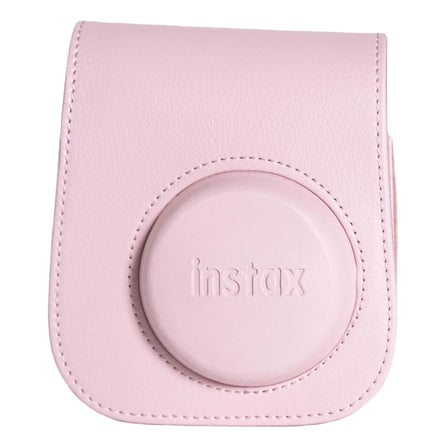 Instax mini 12 Pembe Fotoğraf Makinesi-20'lİ Film-Çerçeve-Kare Albüm ve Deri Kılıf Seti