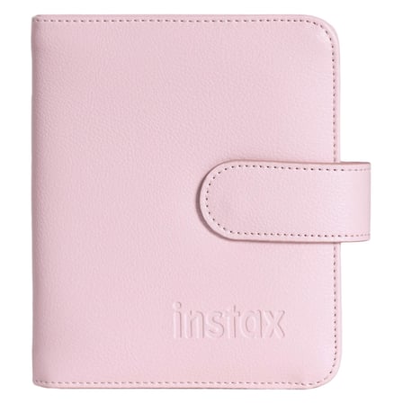Instax mini 12 Pembe Fotoğraf Makinesi-20'lİ Film-Çerçeve-Kare Albüm ve Deri Kılıf Seti