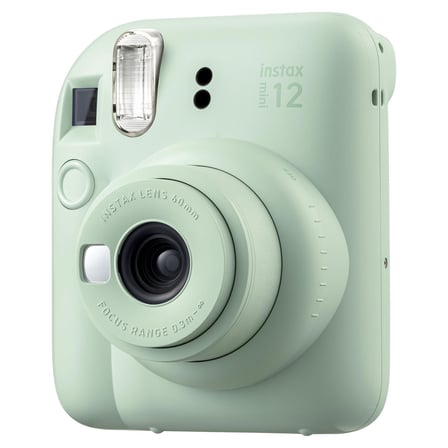 Instax mini 12 Yeşil Fotoğraf Makinesi-20'li Film-Çerçeve-Kare Albüm ve Deri Kılıf Seti