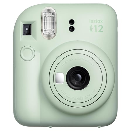 Instax mini 12 Yeşil Fotoğraf Makinesi-20'li Film-Çerçeve-Kare Albüm ve Deri Kılıf Seti