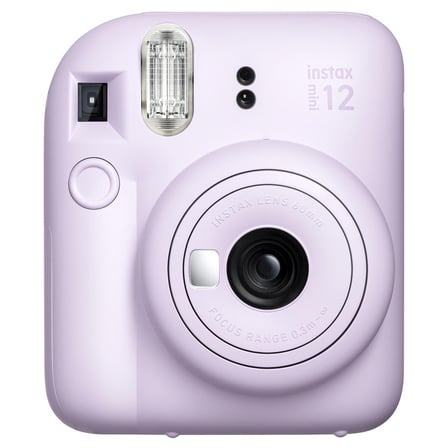 Instax mini 12 Lila Fotoğraf Makinesi-20'li Film-Çerçeve-Kare Albüm ve Deri Kılıf Seti