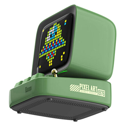 Divoom Ditoo Pro Yeşil Bluetooth Hoparlör ve Pixoo-64 Led Ekran Seti