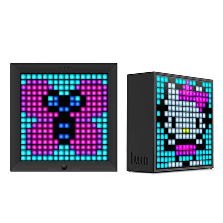 Divoom Timebox Evo Bluetooth Hoparlör ve Pixoo Pixel Led Ekran Seti