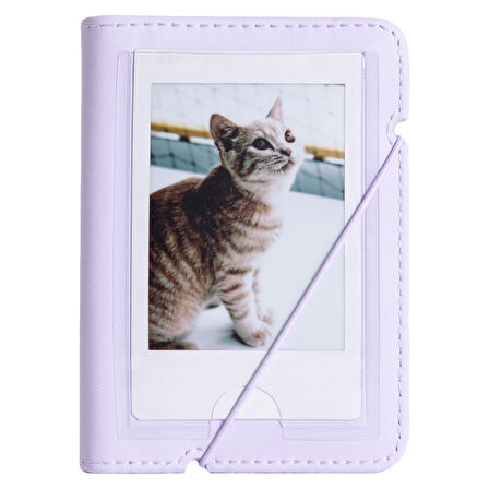 Instax mini 12 Lila Fotoğraf Makinesi-30'lu Film-Albüm-Mandal-Çerçeve ve Kılıf Mega Set 3