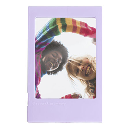 Instax Mini 12 Makine Uyumlu 20'li Film ve Lila Fotoğraf Çerçevesi