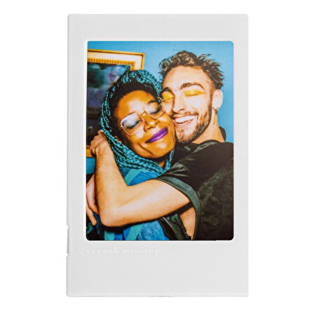 Instax Mini 12 Makine Uyumlu 20'li Film ve Beyaz Fotoğraf Çerçevesi