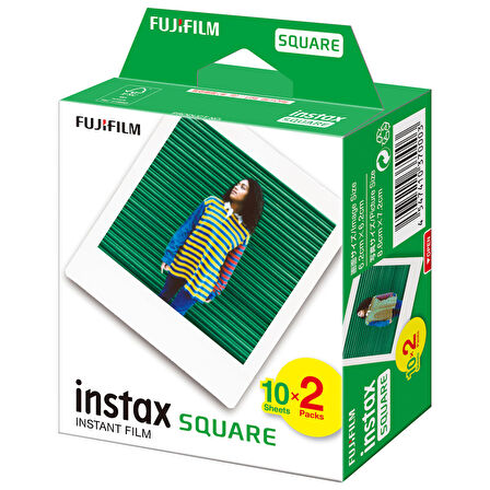 Instax SQ1 Terracotta Turuncu Fotoğraf Makinesi 20li Kare Film ve Pleksi Çerçeve