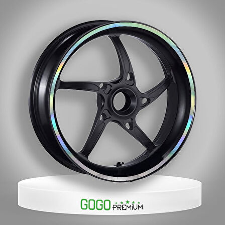 Gogo Lüks Jant Şeridi Seti Hologramlı  (7cm x 7m)