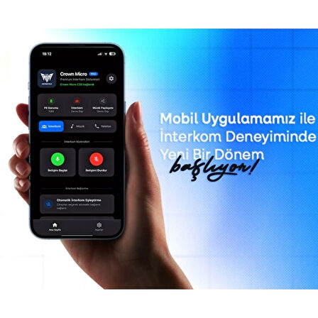Crown Micro C20 Motosiklet Bluetooth İnterkom Seti