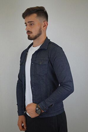 Erkek Lacivert Kot Ceket