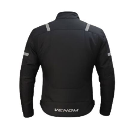 Venom Air Racing 4 Mevsim Motosiklet Montu Siyah