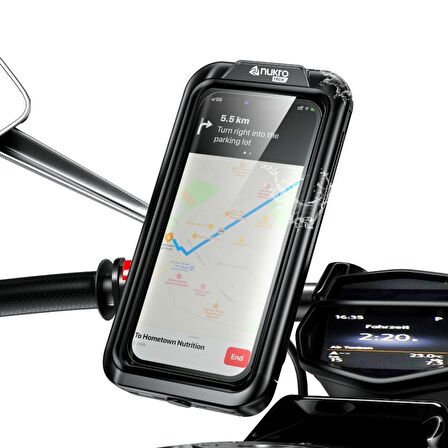 Nukrotech M18-53 Telefon Tutucu Su Geçirmez Ayna Bağlantılı