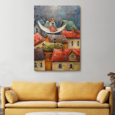 Gecenin Meleği Dekoratif Duvar Tablosu-6244