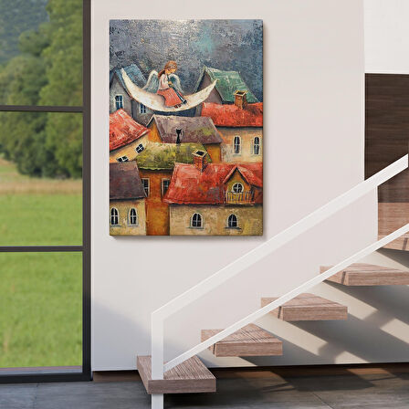 Gecenin Meleği Dekoratif Duvar Tablosu-6244