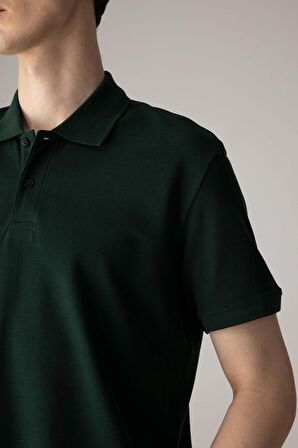 DeFacto Regular Fit Kısa Kollu Basic Düz Pike Kumaş Polo Tişört C1293AX24SPGN245