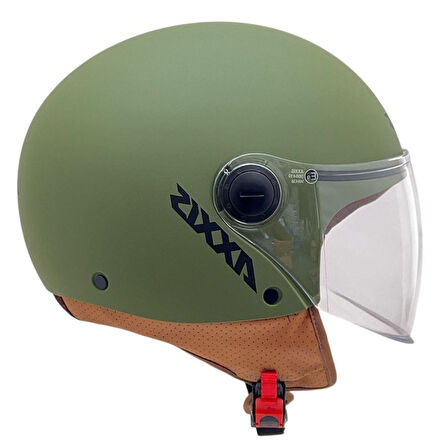 Axxis Square S Solid A2 Matt Green Yazlık Motosiklet Kaskı