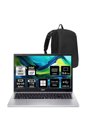 Aspire Go Core i7-13620H 80GB 1TB SSD 15.6" FHD W11P Dizüstü Bilgisayar AG15-71P