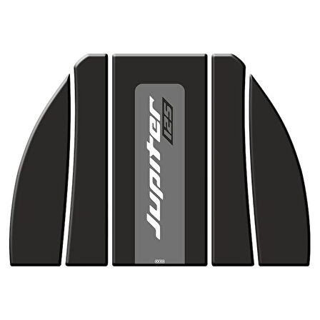 Gogo TVS Jupiter 125 (2023-2025) Tank Pad Set 2 005 Siyah/Gri