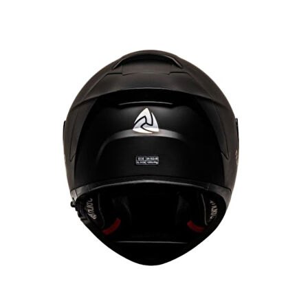 Nukro 853 Solid Matt Black Full Face Motosiklet Kaskı