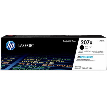 HP 207X W2210X Siyah Yüksek Kapasiteli Orijinal Toner