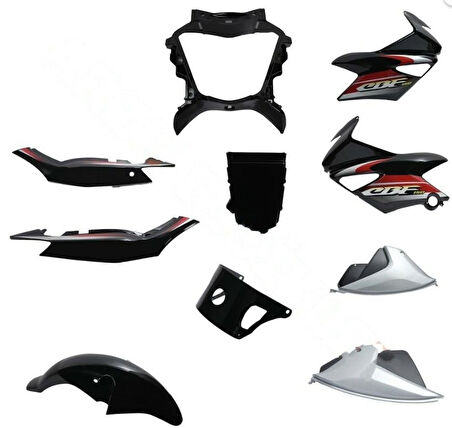 Monero Kaporta Set Siyah - Honda CBF 150