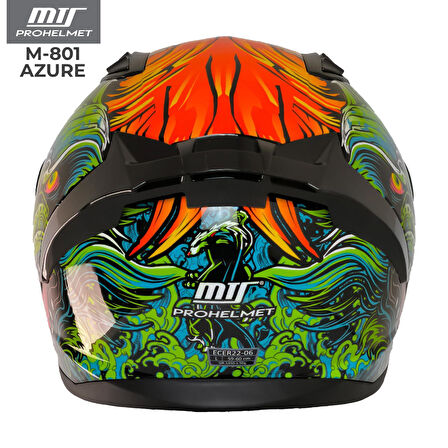 MTS 801 Azure Full Face Motosiklet Kaskı