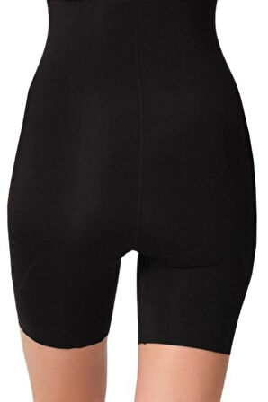 Kadın Siyah Ağraflı Yüksek Bel Paçalı Korse 2832