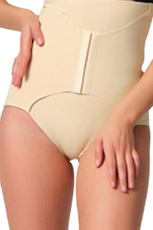 Kadın Ten Karın Destekli Slip Korse 2932