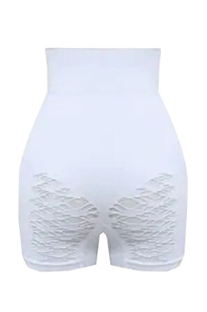 Kadın Beyaz Özel Tasarım Boxer Korse 2064