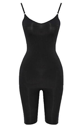 Kadın Siyah Seamless Boxer Boy Korse 2011