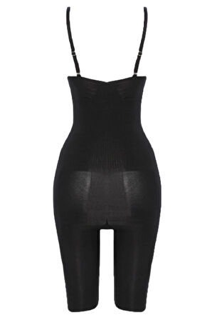 Kadın Siyah Seamless Boxer Boy Korse 2011