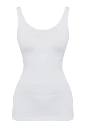 Kadın Beyaz Toparlayıcı Korse Atlet 5010