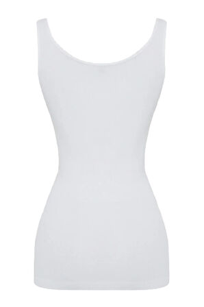 Kadın Beyaz Toparlayıcı Korse Atlet 5010