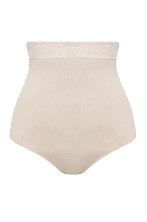 Kadın Ten Seamless Beli Dantelli Slip Korse 2028