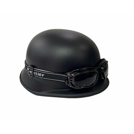 MTS Chopper Mat Siyah Kask
