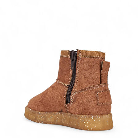 140 Kız Bebek İçi Tüylü Işıklı Bot