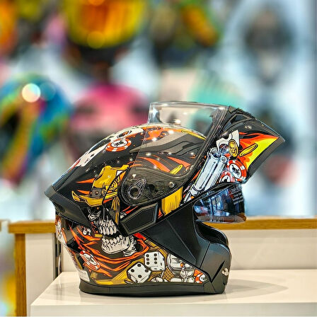 RHKC 902 Çene Açılır Vizörlü Kask İskelet