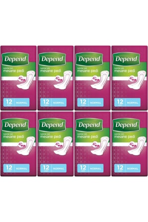 MESANE PEDİ KADIN NORMAL 12 Lİ 8 PAKET