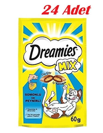 Dreamies Somonlu Ve Peynirli Kedi Ödülü 24 X 60gr