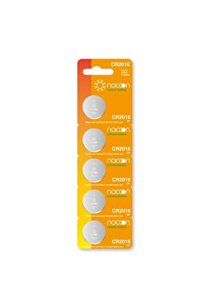 Naccon Cr2016 3v Lithium Pil 5'li Blister