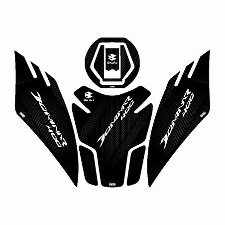 Gogo Bajaj Dominar 400 (2017-2024) Tank Pad Set 003