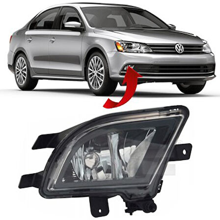 DEPO SİS FARI SAĞ VOLKSWAGEN JETTA 14- - 5C7941700P