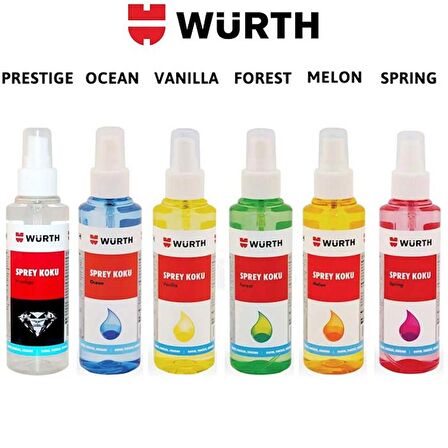 Würth Oto Kokusu Sprey Spring Kırmızı 150ML