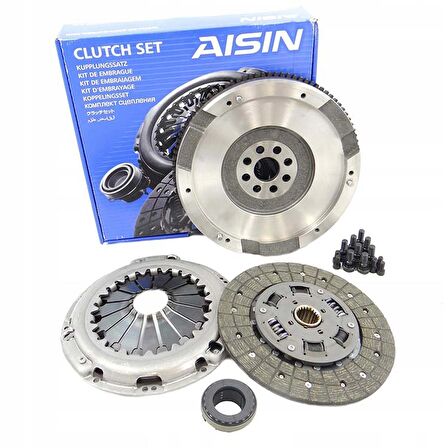 AISIN VOLANLI DEBRİYAJ SETI TEK KÜTLE VOLAN TOYOTA AVENSIS (1CDFTV) 00-05 - RAV4 01-05 2.0 D4D - SWT-307