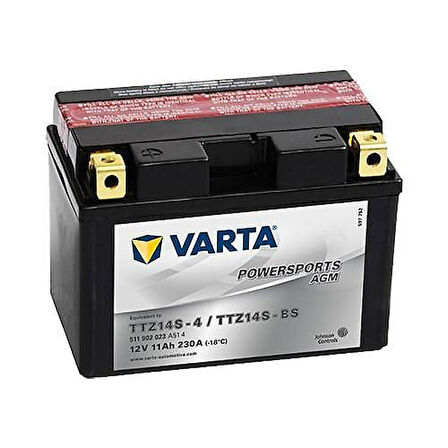 Varta TTZ14S-BS 12V11AH 230A Bakımsız AGM Motosiklet Aküsü